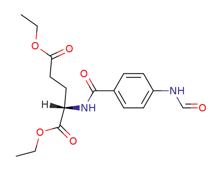 Molecular Structure of 159720-85-1 (Diethyl N-<4-(N-formylamino)benzoyl>glutamate)