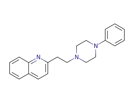 Molecular Structure of 57961-89-4 (2-[2-(4-phenylpiperazin-1-yl)ethyl]quinoline)