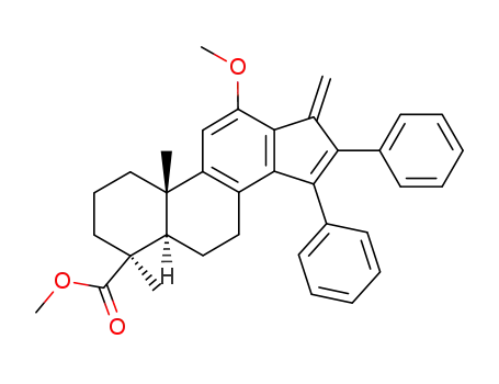 methyl 12-methoxy-4α-methyl-17-methylene-15,16-diphenyl-18-nor-5α-androsta-8,11,13,15,17-pentaene-4β-carboxylate