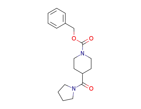 4-(Pyrrolidine-1-carbonyl)-piperidine-1-carboxylic acid benzyl ester