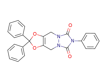 2,2,7-triphenyl-4,10-dihydro-[1,3]dioxolo[4,5-<i>d</i>][1,2,4]triazolo[1,2-<i>a</i>]pyridazine-6,8-dione