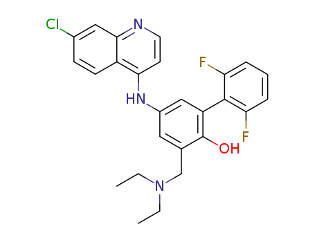 5-(7-Chloro-quinolin-4-ylamino)-3-diethylaminomethyl-2',6'-difluoro-biphenyl-2-ol