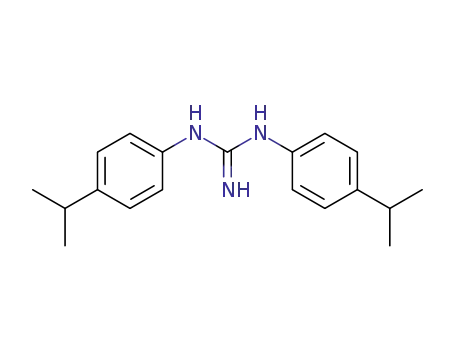 Molecular Structure of 128413-48-9 (Guanidine, N,N'-bis[4-(1-methylethyl)phenyl]-)