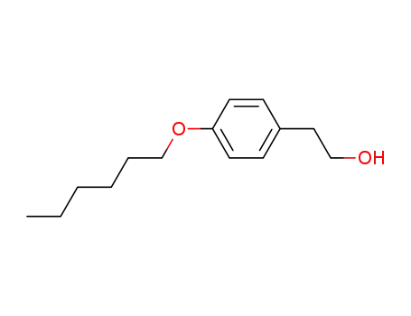 Molecular Structure of 104021-94-5 (2-(4-(hexyloxy)phenyl)ethanol)
