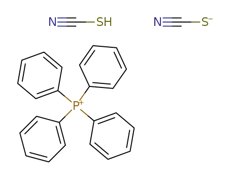 Molecular Structure of 97640-49-8 (tetraphenylphosphonium hydrogen dithiocyanate)