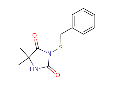 3-benzylsulfanyl-5,5-dimethyl-imidazolidine-2,4-dione