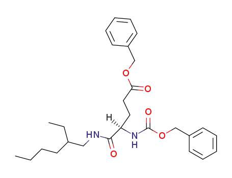 Pentanoic acid,
5-[(2-ethylhexyl)amino]-5-oxo-4-[[(phenylmethoxy)carbonyl]amino]-,
phenylmethyl ester