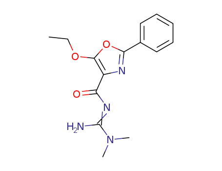 4-Oxazolecarboxamide,
N-[(dimethylamino)iminomethyl]-5-ethoxy-2-phenyl-
