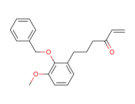 Molecular Structure of 131943-93-6 (6-(2-benzyloxy-3-methoxyphenyl)-1-hexen-3-one)