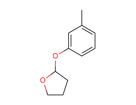 Molecular Structure of 120649-53-8 (2-m-Tolyloxy-tetrahydro-furan)