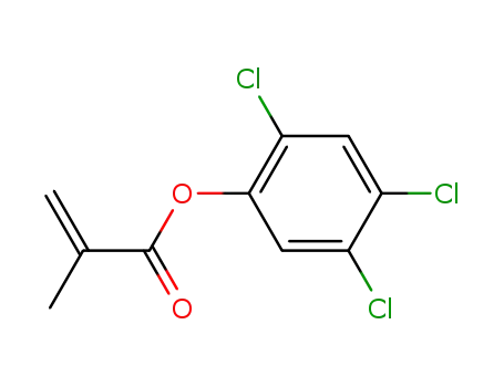 Molecular Structure of 18967-28-7 (2-Propenoic acid, 2-methyl-, 2,4,5-trichlorophenyl ester)