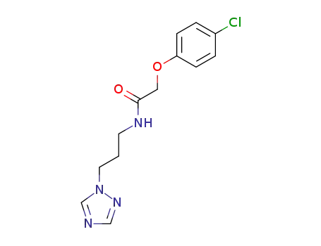 2-(4-Chloro-phenoxy)-N-(3-[1,2,4]triazol-1-yl-propyl)-acetamide