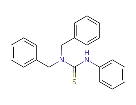 Thiourea, N'-phenyl-N-(1-phenylethyl)-N-(phenylmethyl)-