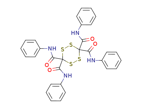 1,2,4,5-Tetrathiane-3,3,6,6-tetracarboxamide,N,N',N'',N'''-tetraphenyl- cas  75435-34-6