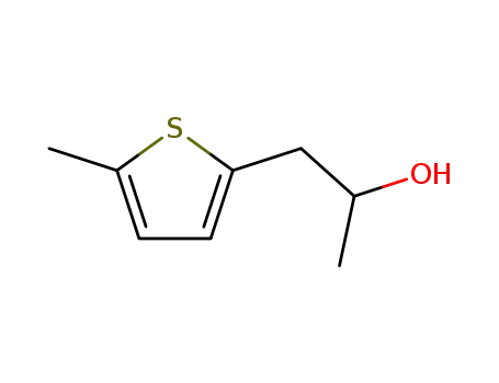 Molecular Structure of 86970-96-9 (2-(2-hydroxypropyl)-5-methylthiophene)