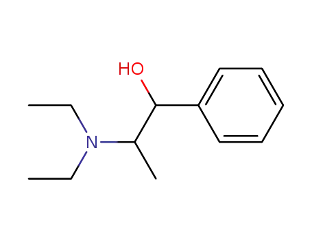Molecular Structure of 37025-59-5 ((IR,2S)-I-N,N-Diethylnorephedrine HCL)
