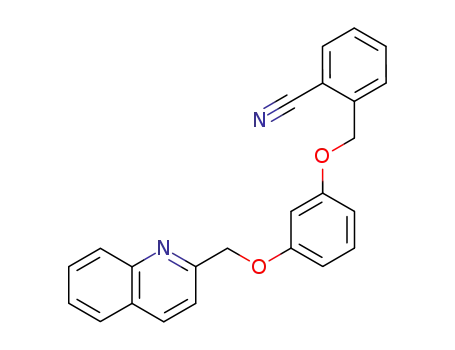 2-[3-(quinolin-2-ylmethoxy)-phenoxymethyl]-benzonitrile
