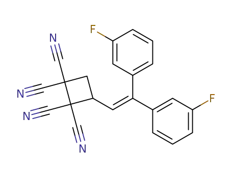 3-[2,2-Bis-(3-fluoro-phenyl)-vinyl]-cyclobutane-1,1,2,2-tetracarbonitrile