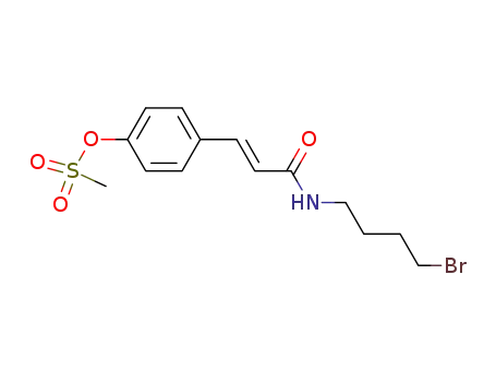 2-Propenamide, N-(4-bromobutyl)-3-[4-[(methylsulfonyl)oxy]phenyl]-