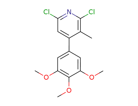 2,6-Dichloro-3-methyl-4-(3,4,5-trimethoxy-phenyl)-pyridine