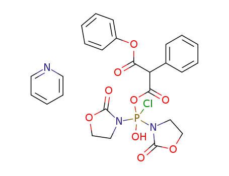 Molecular Structure of 77331-18-1 (C<sub>21</sub>H<sub>20</sub>ClN<sub>2</sub>O<sub>9</sub>P*C<sub>5</sub>H<sub>5</sub>N)