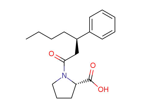 (S)-1-((R)-3-Phenyl-heptanoyl)-pyrrolidine-2-carboxylic acid