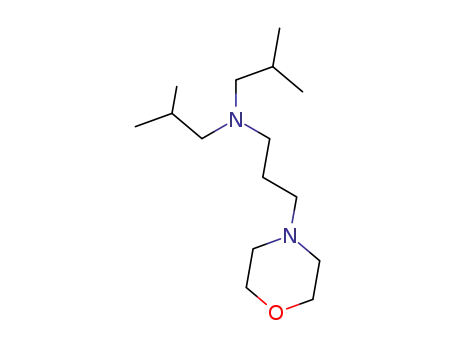 Molecular Structure of 85098-95-9 (N,N-bis(2-methylpropyl)-4-morpholinepropylamine)