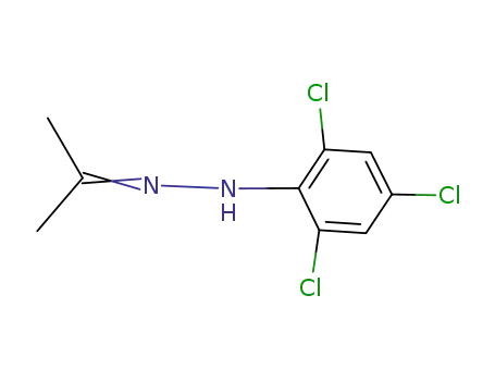 Molecular Structure of 15298-13-2 (2-Propanone, (2,4,6-trichlorophenyl)hydrazone)
