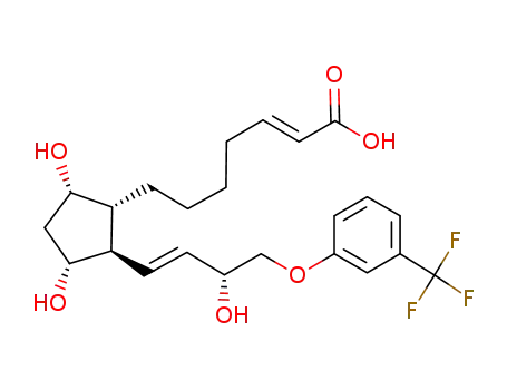 16-<3-(trifluoromethyl)phenoxy>-17,18,19,20-hexanor-2,2-trans-didehydroprostaglandin F<sub>1α</sub>
