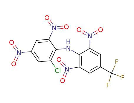 Molecular Structure of 53393-21-8 (6'-chloro-4-trifluoromethyl-2,2',4',6-tetranitrodiphenylamine)
