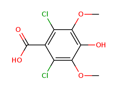 2,6-dichloro-4-hydroxy-3,5-dimethoxybenzoic acid
