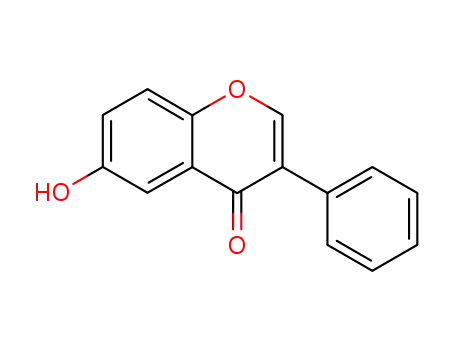 Molecular Structure of 32684-57-4 (6-Hydroxy-3-phenyl-4H-chromen-4-one)