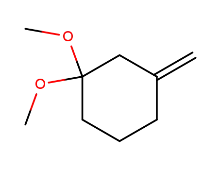Molecular Structure of 104598-80-3 (Cyclohexane, 1,1-dimethoxy-3-methylene)