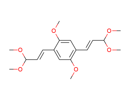 Benzene, 1,4-bis(3,3-dimethoxy-1-propenyl)-2,5-dimethoxy-, (E,E)-