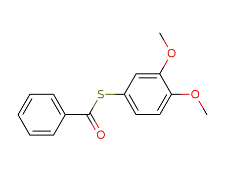 Benzenecarbothioic acid, S-(3,4-dimethoxyphenyl) ester
