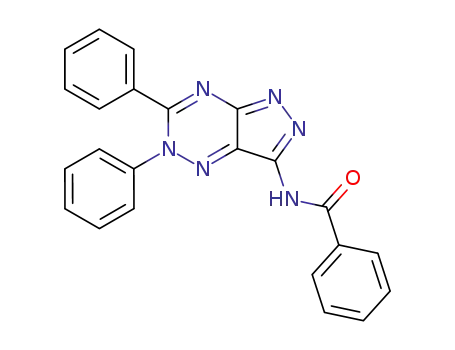 N-(2,3-Diphenyl-2H-pyrazolo<3,4-e>-1,2,4-triazin-7-yl)benzamide