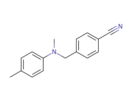 4-((methyl(p-tolyl)amino)methyl)benzonitrile