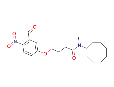 Butanamide, N-cyclooctyl-4-(3-formyl-4-nitrophenoxy)-N-methyl-