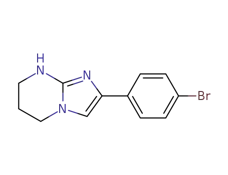 Molecular Structure of 143696-99-5 (Imidazo[1,2-a]pyrimidine, 2-(4-bromophenyl)-5,6,7,8-tetrahydro-)