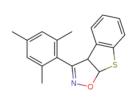 3-(2,4,6-trimethyl-phenyl)-(3a<i>r</i>,8a<i>c</i>)-3a,8a-dihydro-benzo[4,5]thieno[3,2-<i>d</i>]isoxazole