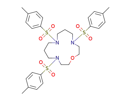 4,8,12-tris(p-tolylsulphonyl)-1-oxa-4,8,12-triazacyclotetradecane