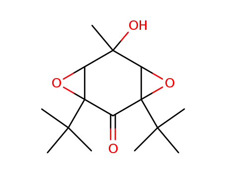 2,6-di-<i>tert</i>-butyl-2,3;5,6-diepoxy-4-hydroxy-4-methyl-cyclohexanone