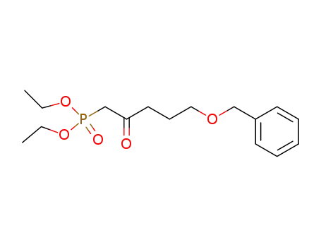 Phosphonic acid, [2-oxo-5-(phenylmethoxy)pentyl]-, diethyl ester