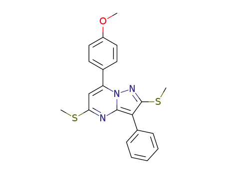 2,5-bis(methylthio)-7-(4-methoxyphenyl)-3-phenylpyrazolo<1,5-a>pyrimidine