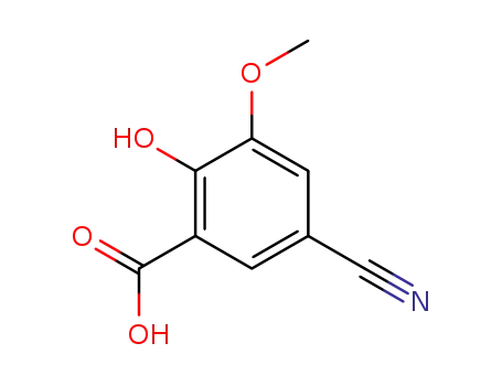 5-cyano-2-hydroxy-3-methoxybenzoic acid