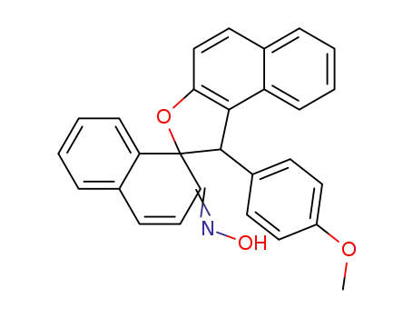 Oxime of 1'-(4-methoxyphenyl)-spiro(naphthalene-1(2H),2'(1'H)-naphtho<2,1-b>furan)-2-one