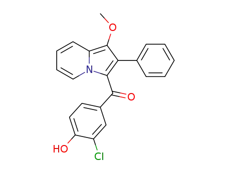Methanone,
(3-chloro-4-hydroxyphenyl)(1-methoxy-2-phenyl-3-indolizinyl)-