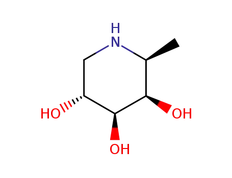 Molecular Structure of 99212-30-3 (DEOXYFUCONOJIRIMYCIN, HYDROCHLORIDE)