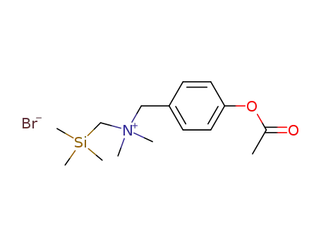 Benzenemethanaminium,
4-(acetyloxy)-N,N-dimethyl-N-[(trimethylsilyl)methyl]-, bromide