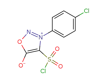 Molecular Structure of 78702-50-8 (3-p-Chlorophenylsydnone-4-sulfonylchloride)